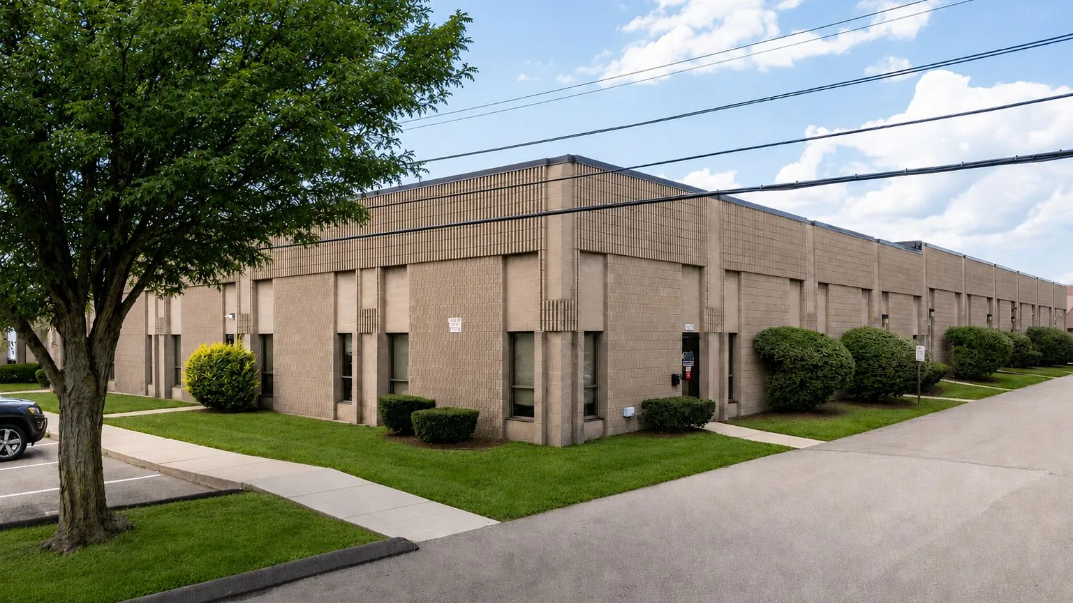 Rankin Business Park industrial warehouse exterior in Troy, Michigan