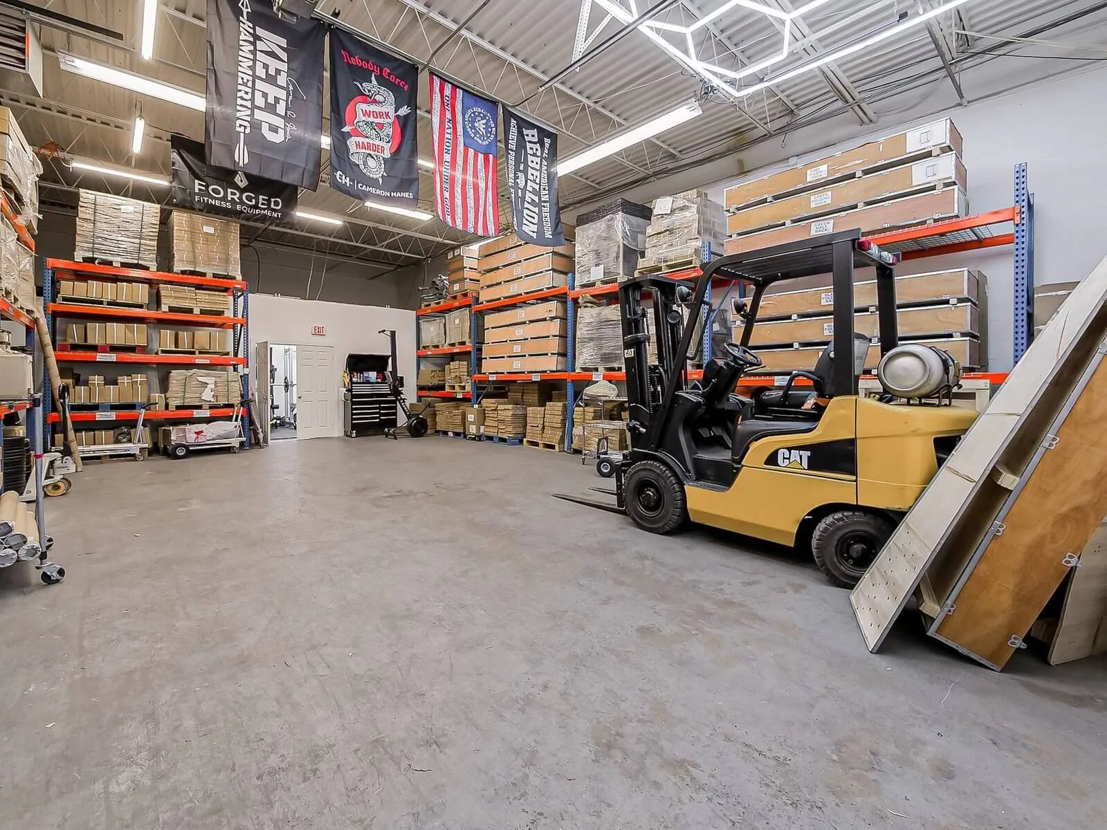 Warehouse suite in use