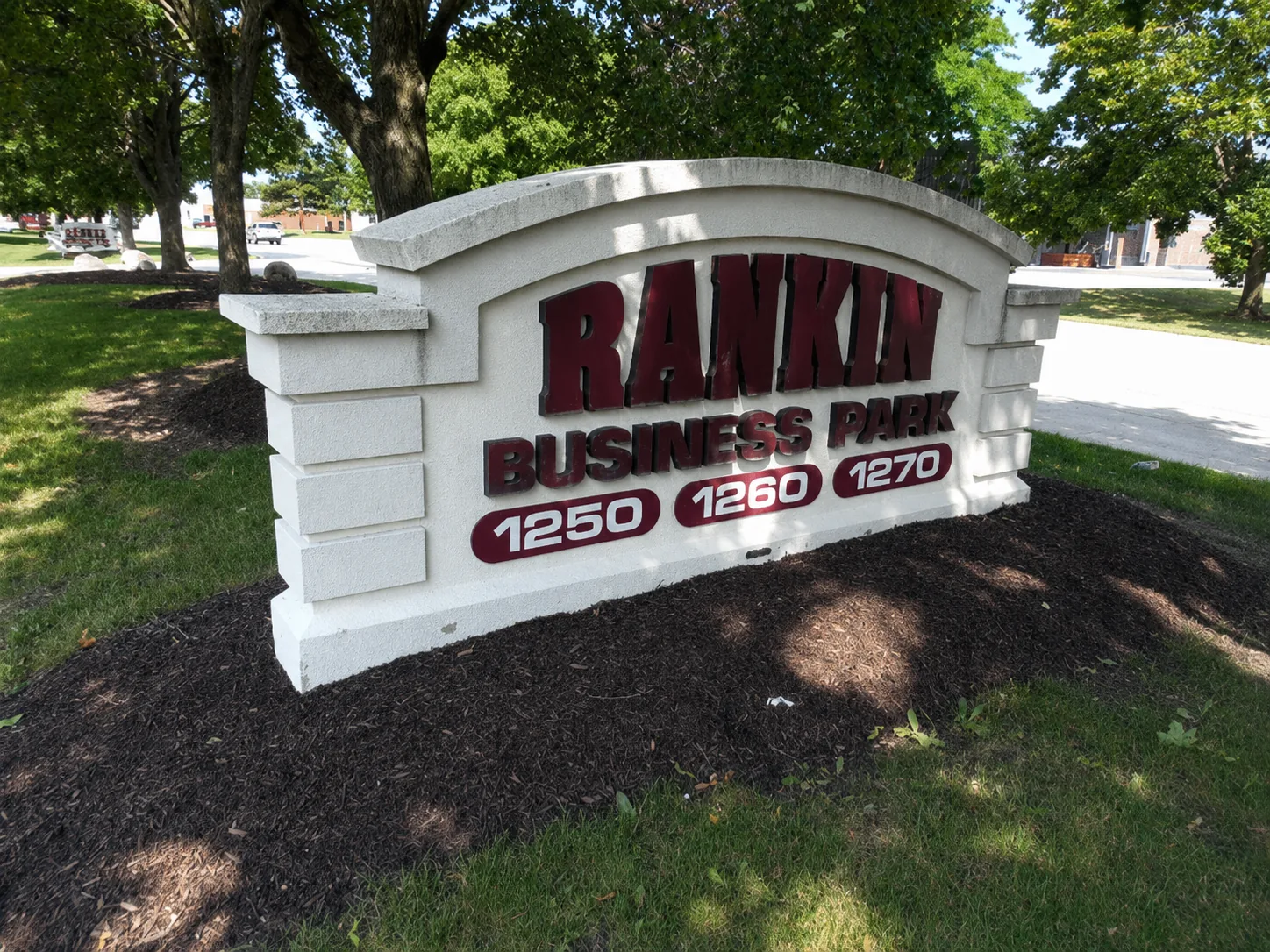 Rankin Business Park monument sign