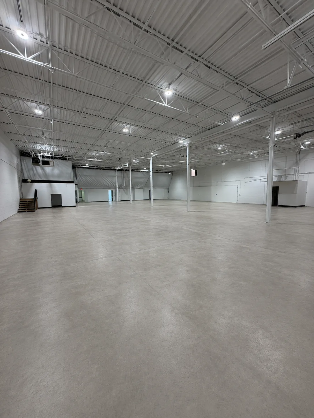 Warehouse interior space